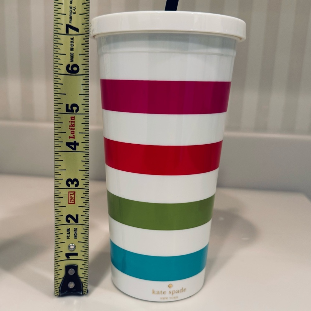 Kate Spade New York Candy Stripe Insulated Tumbler - Picture 9 of 10